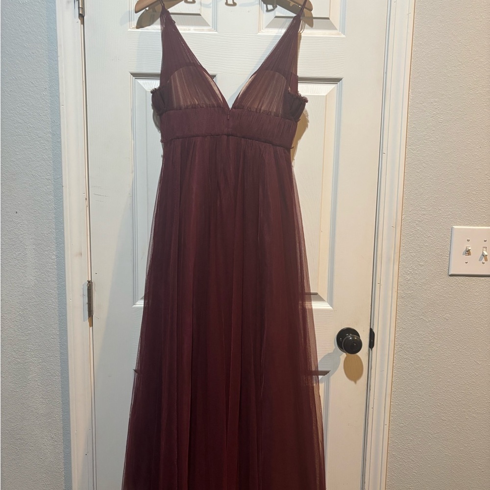 Wtoo Deep Red Dress - Picture 3 of 5